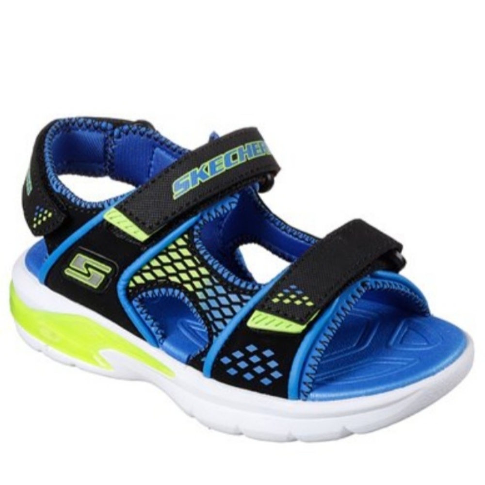 Skechers Childrens S Lights: E-II Sandal - Beach Glower
